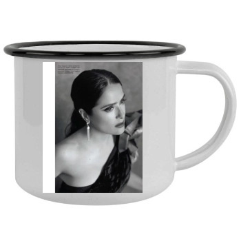 Salma Hayek Camping Mug