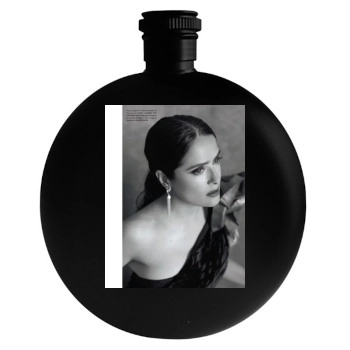 Salma Hayek Round Flask