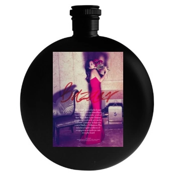 Salma Hayek Round Flask