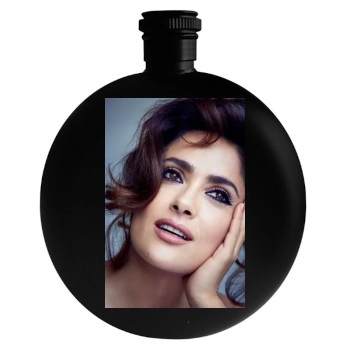 Salma Hayek Round Flask