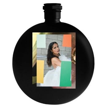 Salma Hayek Round Flask