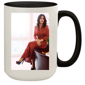 Salma Hayek 15oz Colored Inner & Handle Mug