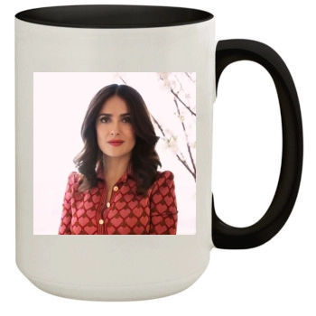 Salma Hayek 15oz Colored Inner & Handle Mug