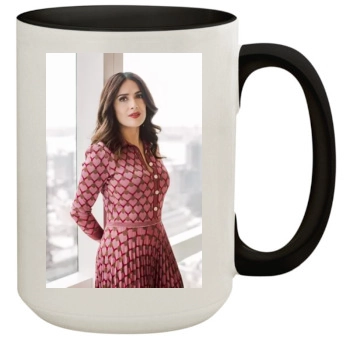 Salma Hayek 15oz Colored Inner & Handle Mug