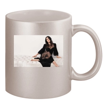 Salma Hayek 11oz Metallic Silver Mug