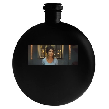 Salma Hayek Round Flask