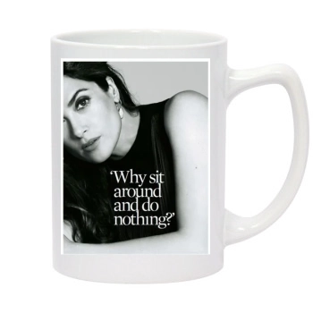 Salma Hayek 14oz White Statesman Mug