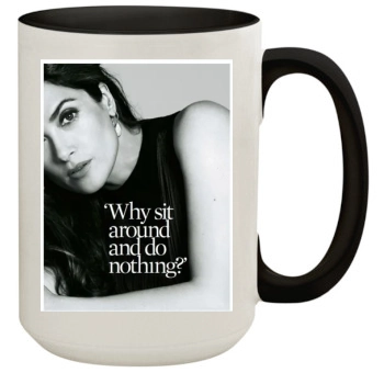 Salma Hayek 15oz Colored Inner & Handle Mug