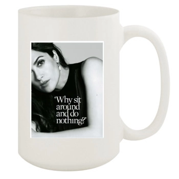 Salma Hayek 15oz White Mug