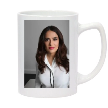 Salma Hayek 14oz White Statesman Mug