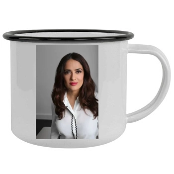 Salma Hayek Camping Mug