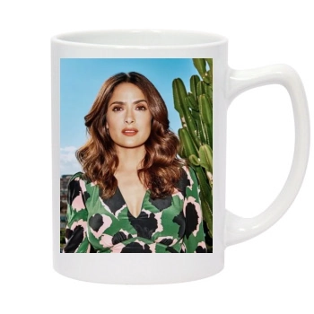 Salma Hayek 14oz White Statesman Mug