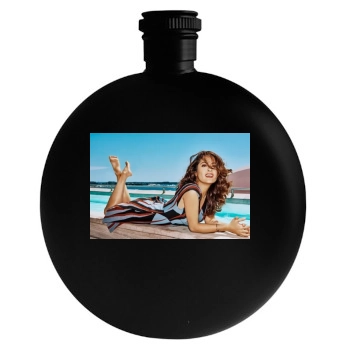 Salma Hayek Round Flask