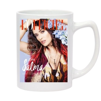 Salma Hayek 14oz White Statesman Mug