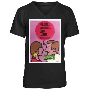 Fun with Dick and Jane (1977) Men's V-Neck T-Shirt