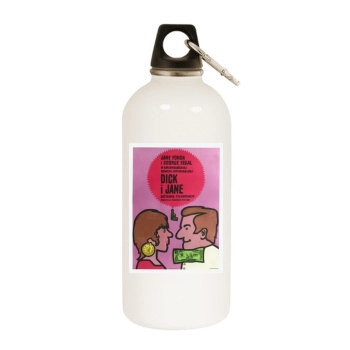 Fun with Dick and Jane (1977) White Water Bottle With Carabiner