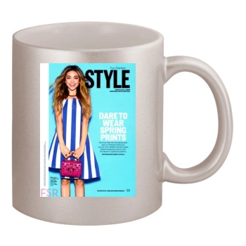 Sarah Hyland 11oz Metallic Silver Mug