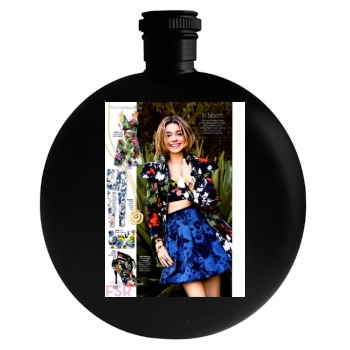 Sarah Hyland Round Flask