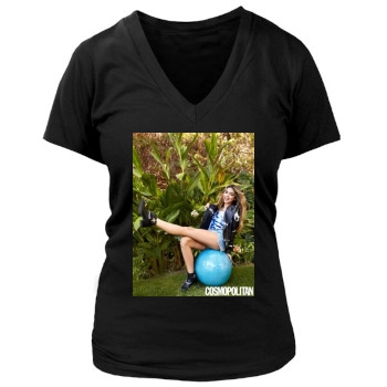 Sarah Hyland Women's Deep V-Neck TShirt