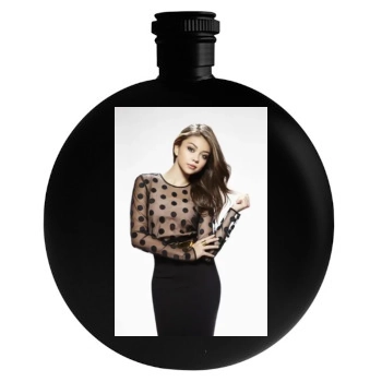 Sarah Hyland Round Flask