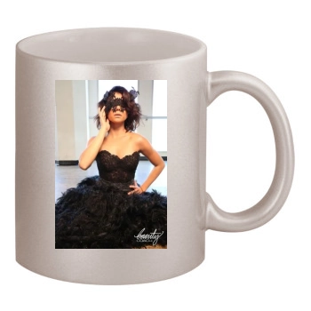 Sarah Hyland 11oz Metallic Silver Mug