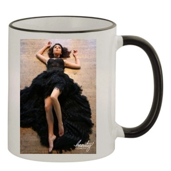 Sarah Hyland 11oz Colored Rim & Handle Mug