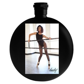 Sarah Hyland Round Flask