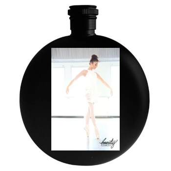 Sarah Hyland Round Flask