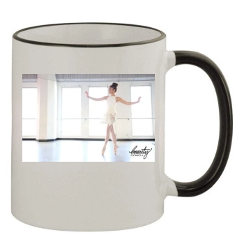 Sarah Hyland 11oz Colored Rim & Handle Mug