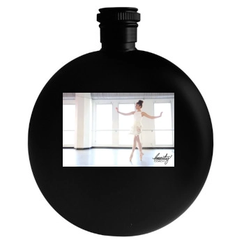 Sarah Hyland Round Flask