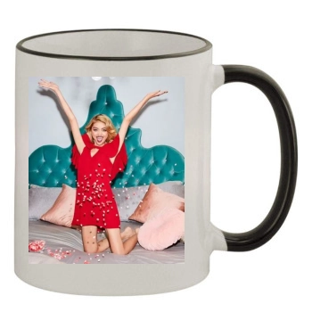 Sarah Hyland 11oz Colored Rim & Handle Mug