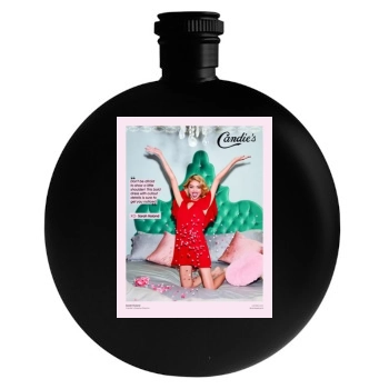 Sarah Hyland Round Flask