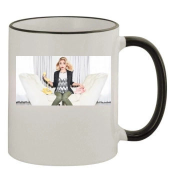 Sarah Hyland 11oz Colored Rim & Handle Mug