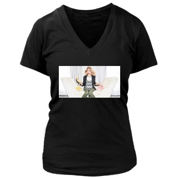 Sarah Hyland Women's Deep V-Neck TShirt