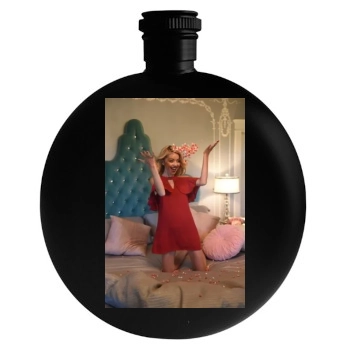 Sarah Hyland Round Flask