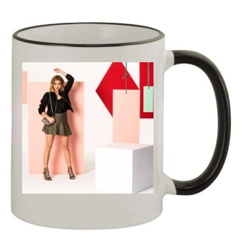 Sarah Hyland 11oz Colored Rim & Handle Mug