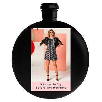 Sarah Hyland Round Flask