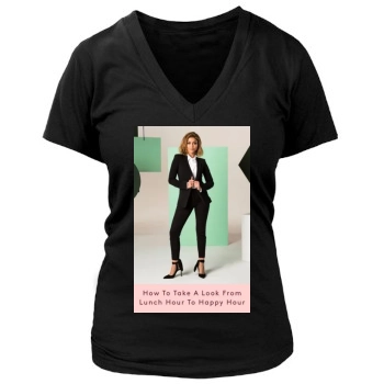 Sarah Hyland Women's Deep V-Neck TShirt