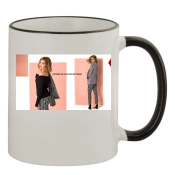 Sarah Hyland 11oz Colored Rim & Handle Mug