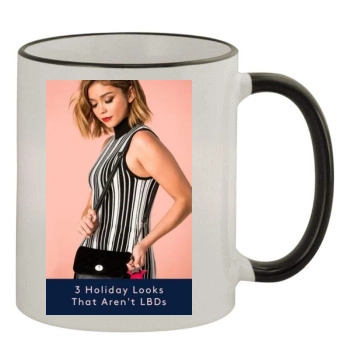 Sarah Hyland 11oz Colored Rim & Handle Mug