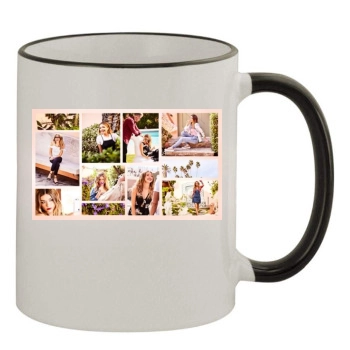 Sarah Hyland 11oz Colored Rim & Handle Mug