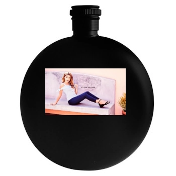 Sarah Hyland Round Flask