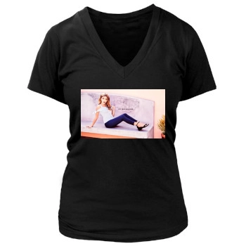 Sarah Hyland Women's Deep V-Neck TShirt