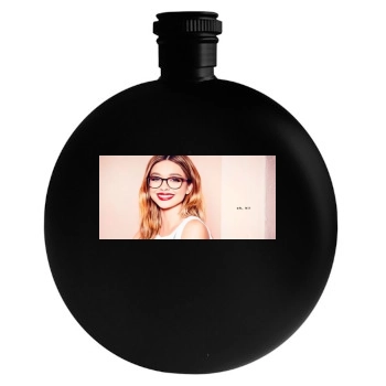 Sarah Hyland Round Flask