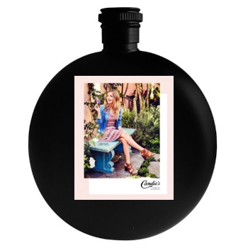 Sarah Hyland Round Flask