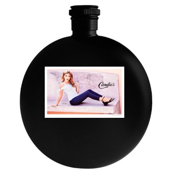 Sarah Hyland Round Flask