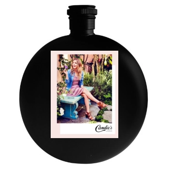 Sarah Hyland Round Flask