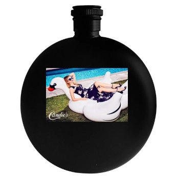 Sarah Hyland Round Flask