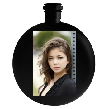 Sarah Hyland Round Flask