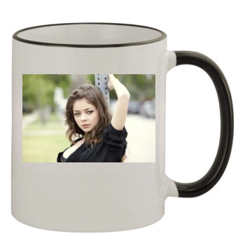 Sarah Hyland 11oz Colored Rim & Handle Mug